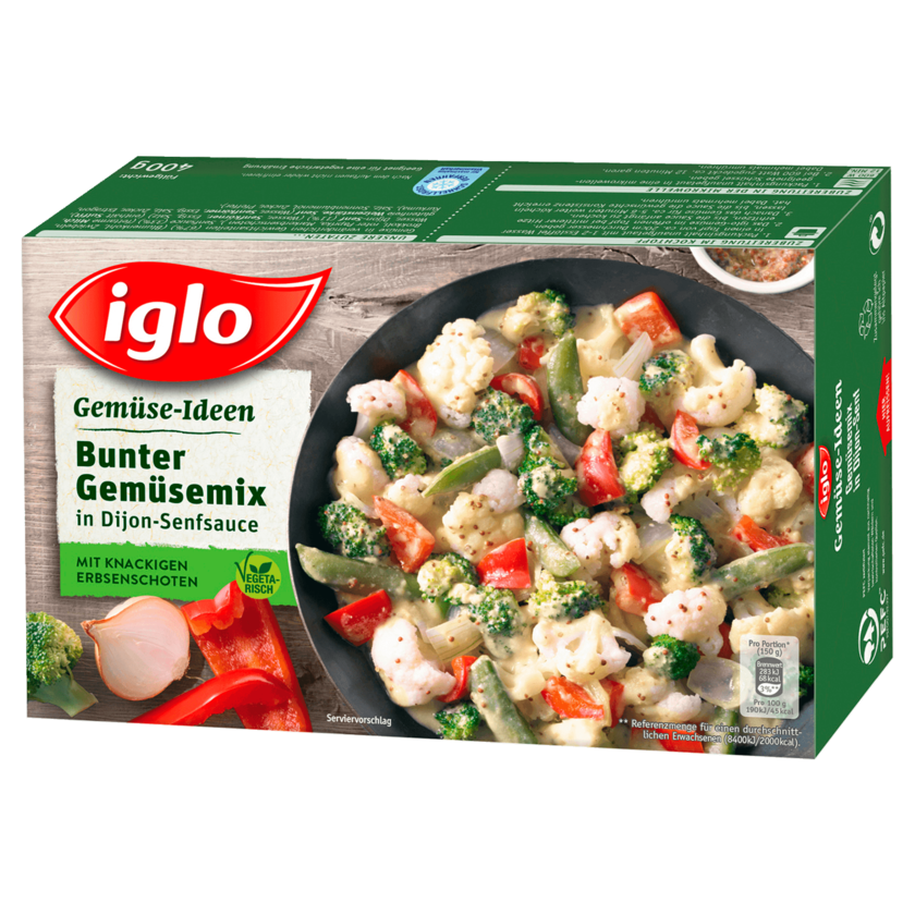 Iglo Bunter Gemüse-Mix in Dijon-Senfsauce 400g